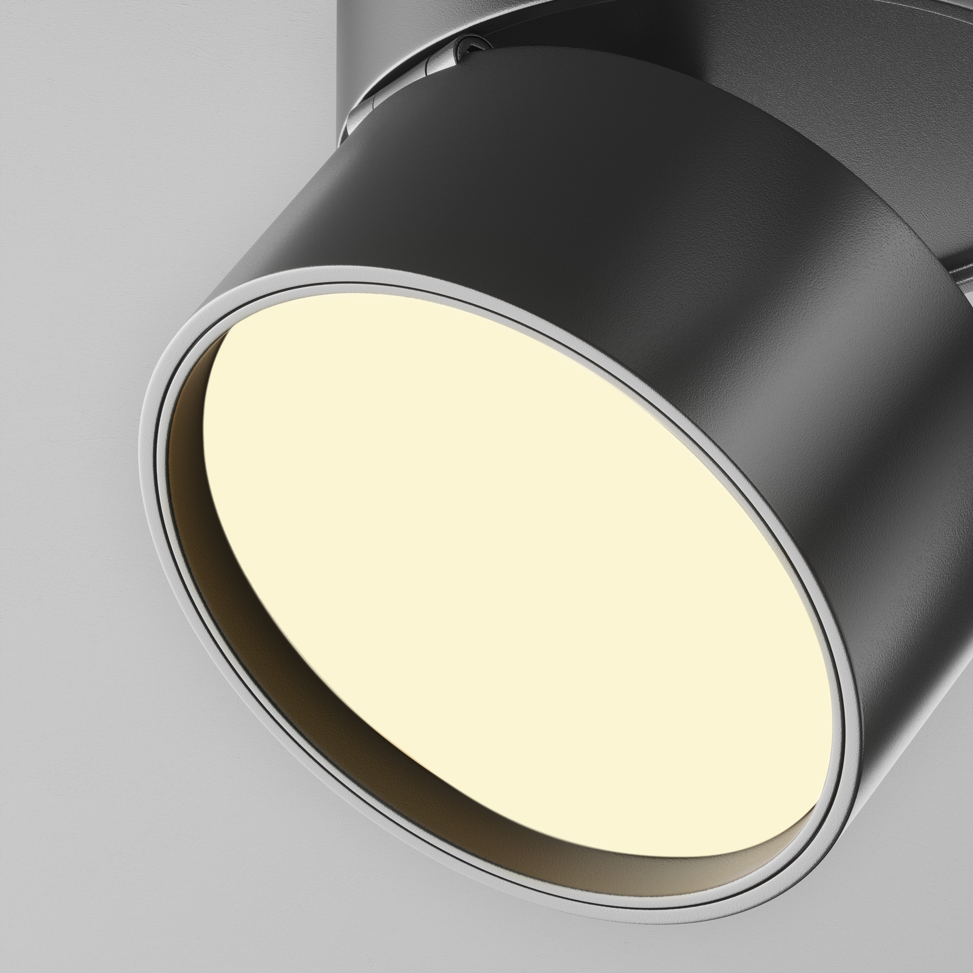 Потолочный светильник *8 см, LED, 12W, 2700K, Maytoni Onda C024CL-12W2.7K-B-1, Черный