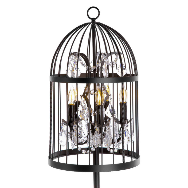 Торшер Loft IT Crystal Cage Loft1891F, черный