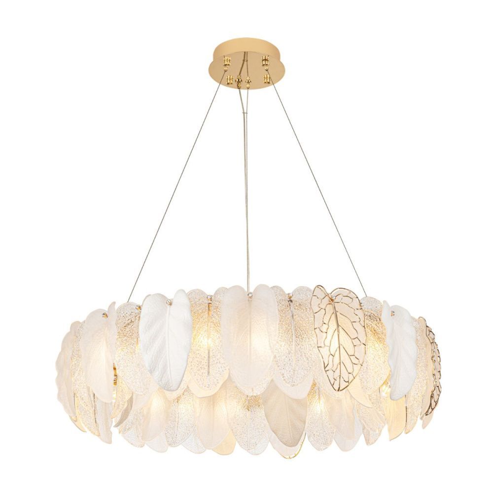 Подвесная люстра 80 см, Modelux ML.9530.800 CP, шампань