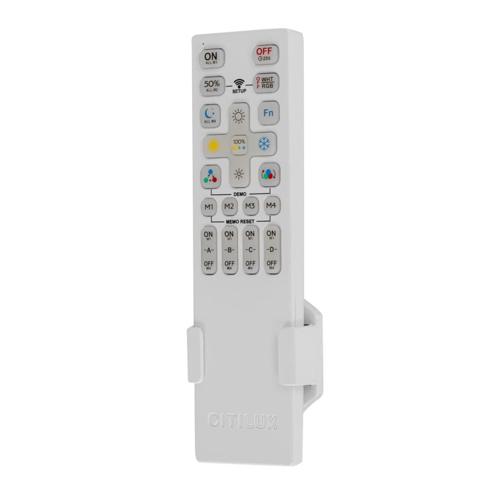 Люстра потолочная 80*13 см, LED 130W 3000-5500K Citilux TRIO CL215B130 белый