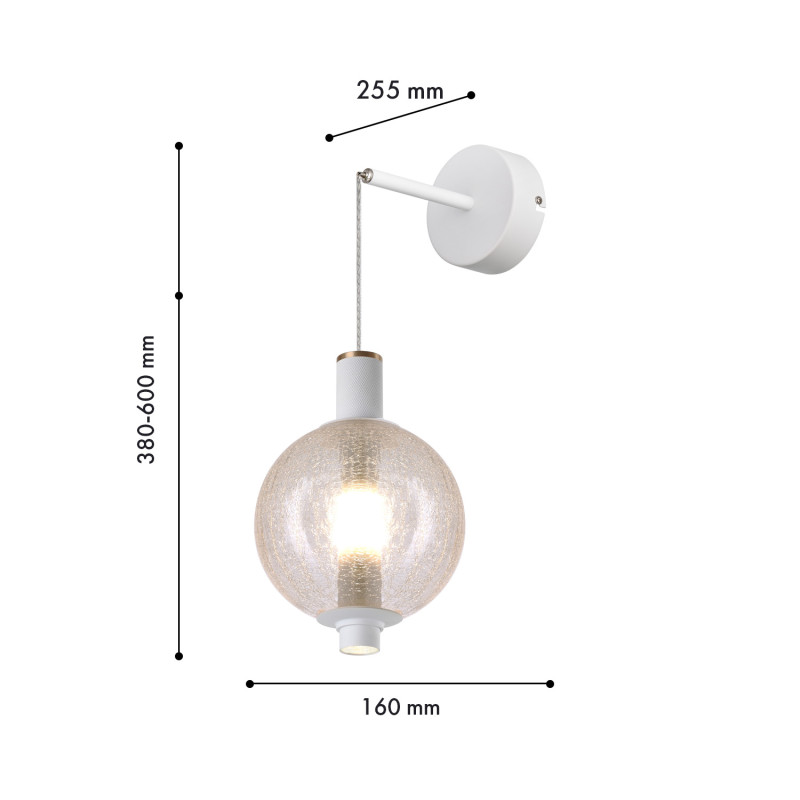 Бра 25,5*16*60 см, 9W, Favourite Kolbe 4314-1W