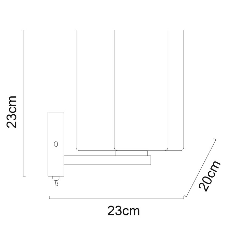 Настенный светильник Arte Lamp A3479AP-1CC хром