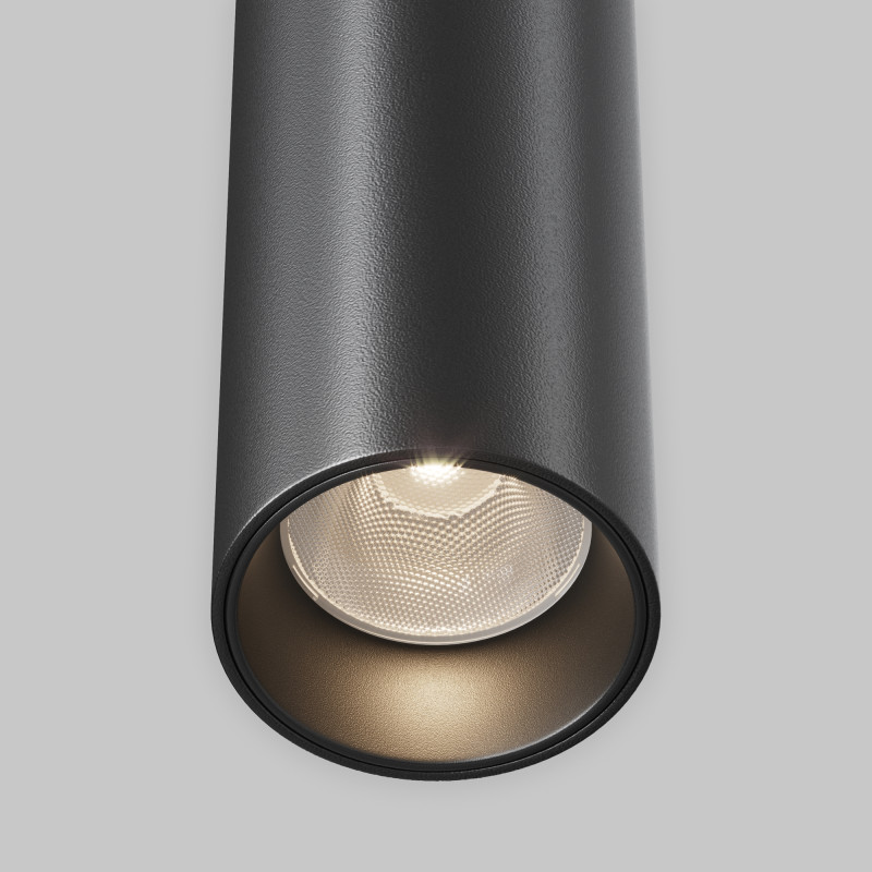 Подвесной светильник 3,5*3,5*58 см,  LED, 12W, 3000К, Maytoni Technical Jelly P105PL-12W3K-B черный