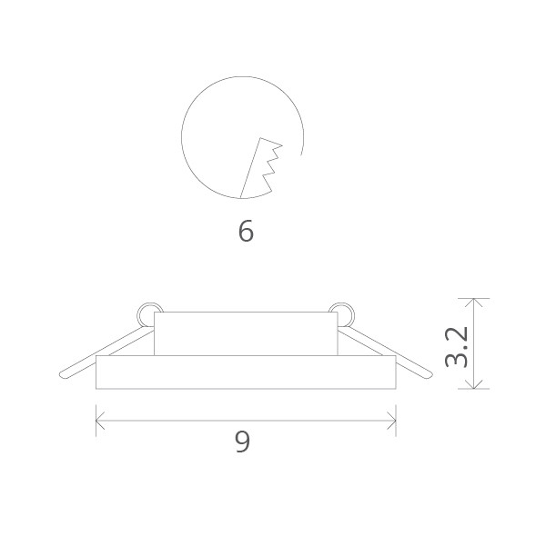 Светильник Arte Lamp A5222PL-1CC белый, стекло