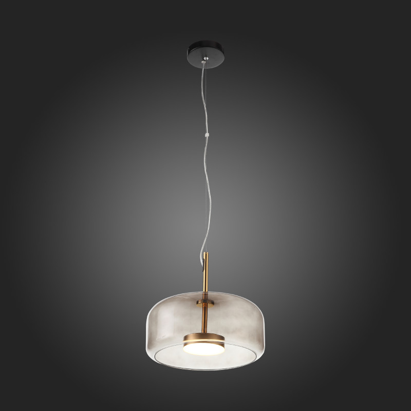 Светильник подвесной 33 см, 9W 3000K ST LUCE PALOCHINO SL1053.243.01 Золотистый