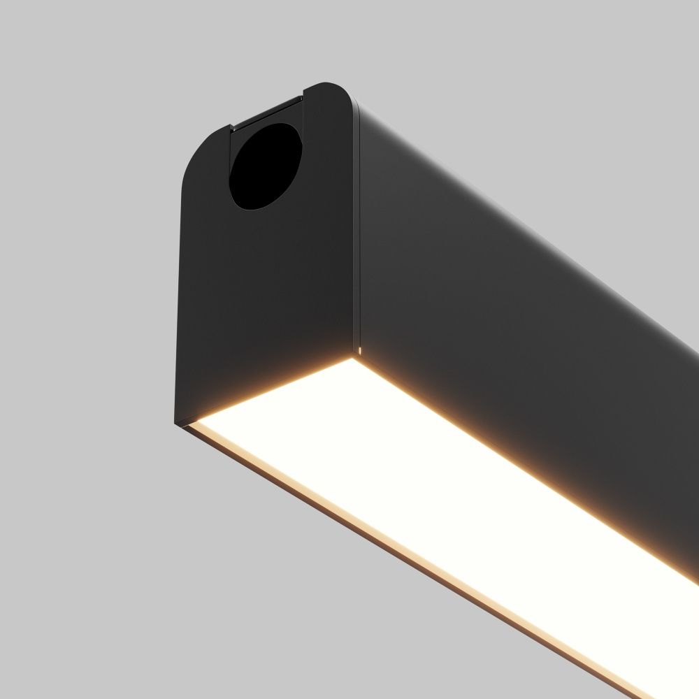 Трековый светильник 32,1*3,35*-5,05 см, *LED*12W, 3000K, Maytoni Technical Basis TR238-1-12W3K-B, Черный