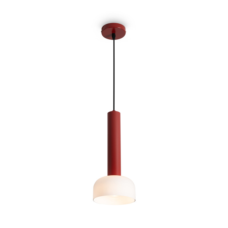 Подвесной светильник 15*15*236 см, LED, 5W, 3000К, Freya Barries FR6185PL-L5OR оранжевый