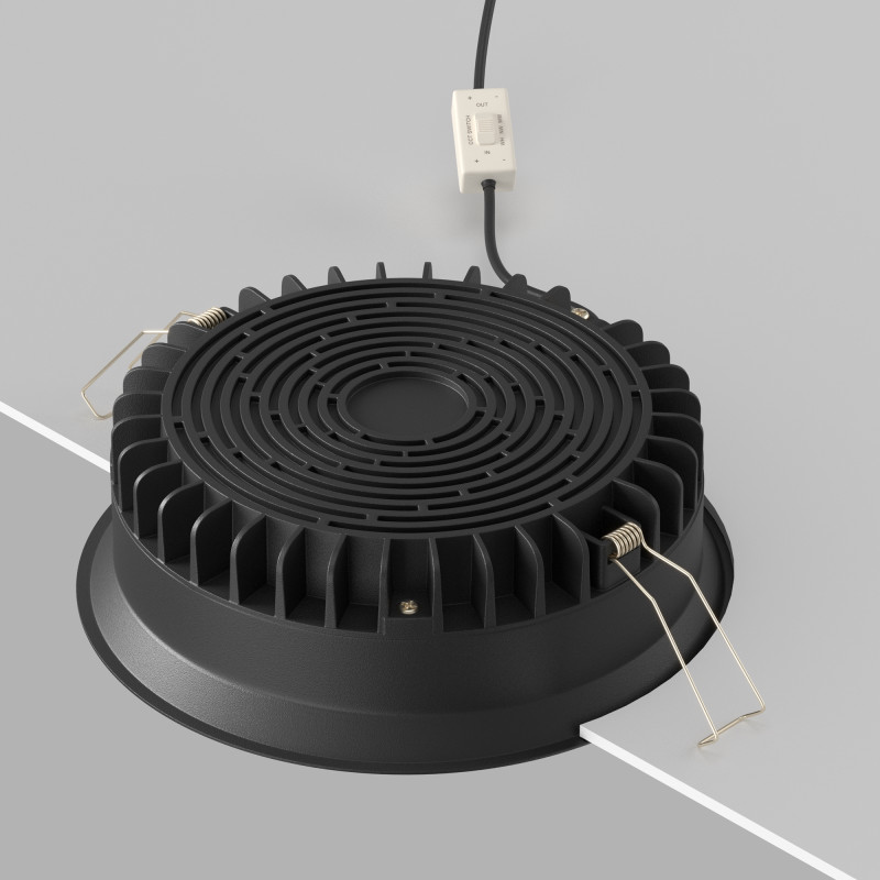 Светильник 18 см, 24W, 3000-6000K, Technical DL055-24W3-4-6K-B, черный