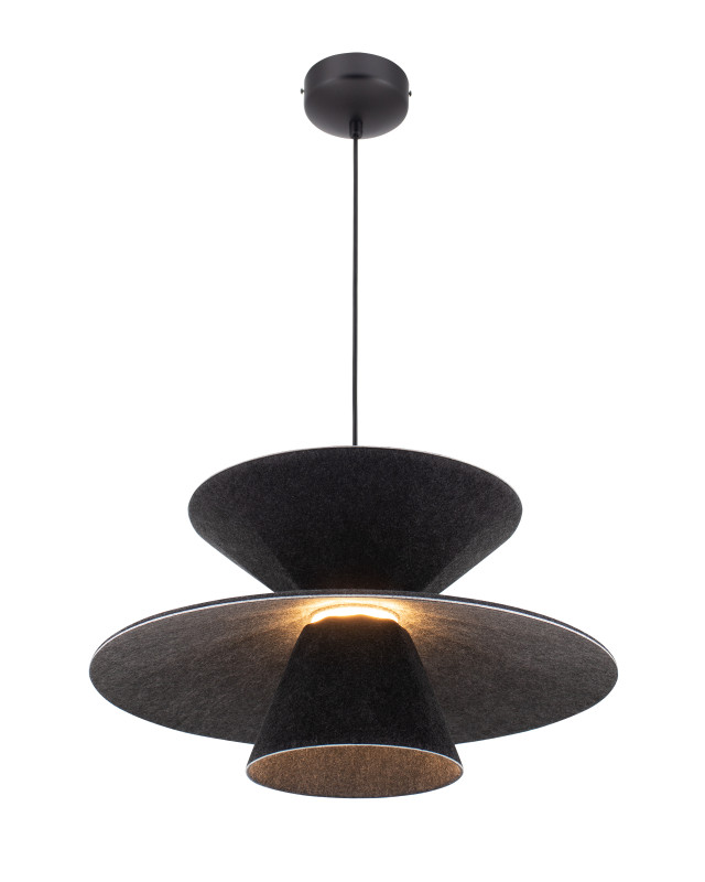 Подвесной светильник 50*182 см, LED, 12W, 3000К, Moderli Mantis V11101-PL черный