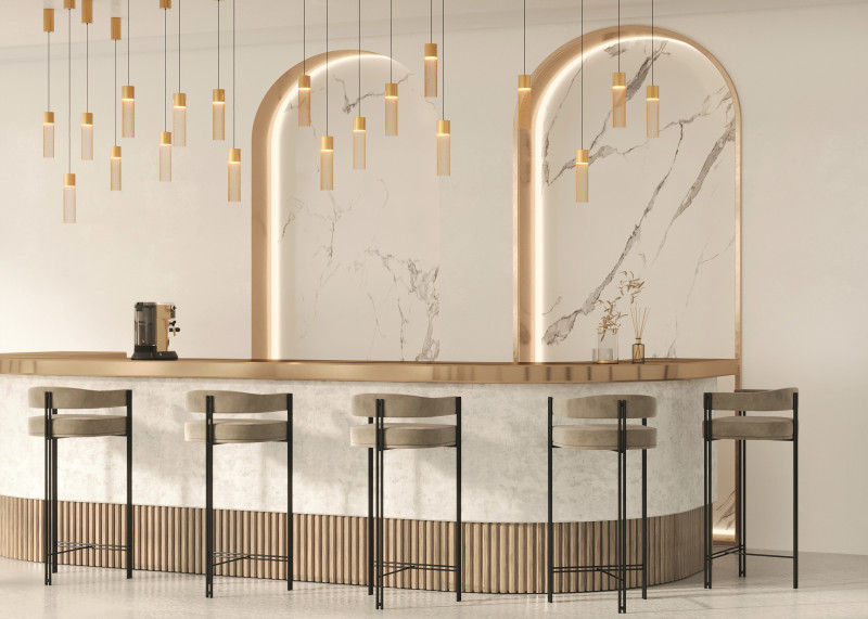 Подвесной светильник  8*92 см, LED 5W, 3000К, Золото Maytoni Imaginary MOD190PL-L5G3K
