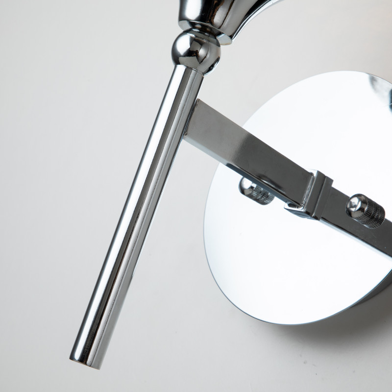 Бра Favourite Impulse 2971-1W, D220*W150*H330, хром, плафон из стекла с эффектом кракле