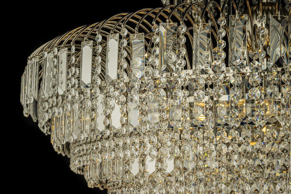 Люстра подвесная *80*60 см, 16*E14*40W, Arti Lampadari Salentino Salentino E 1.5.80.101 N, никель