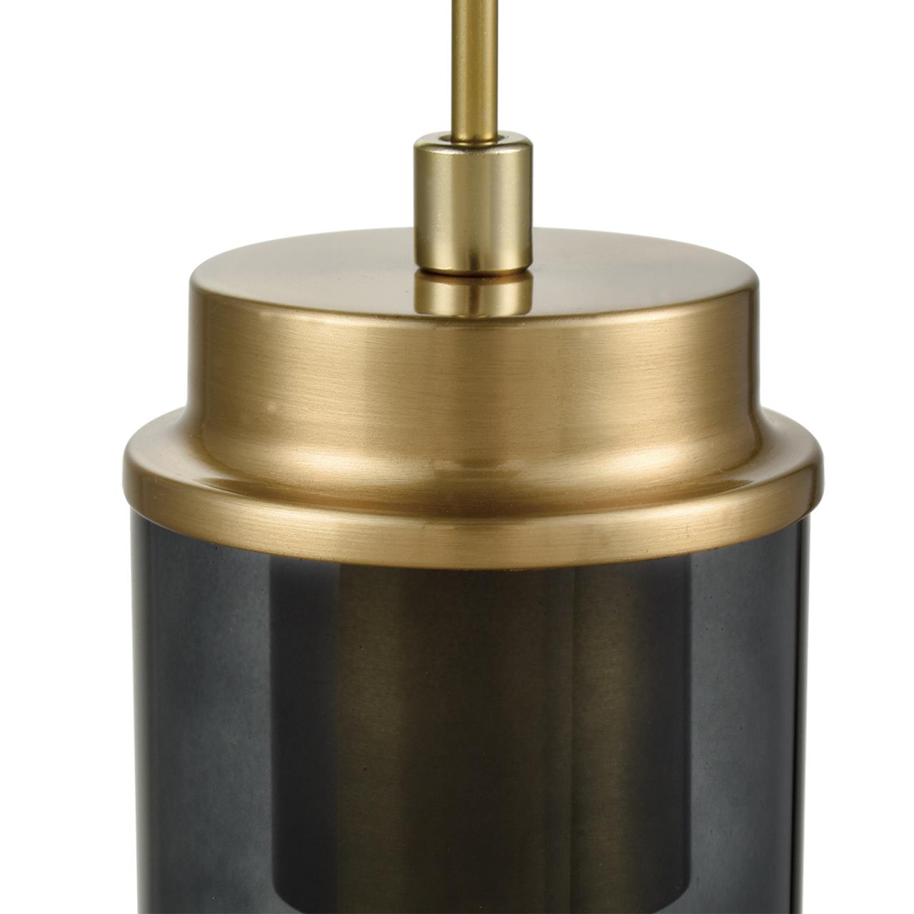 Подвесной светильник 10*80 см, 1*E14 Lumion ISHA 8101/1A черный, бронза