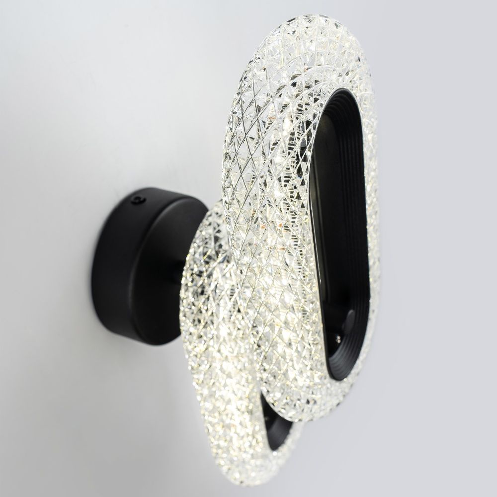 Бра 12*15*-35 см, *LED*16W, 4000K, Modestyle  MS.1120.02  BK, Чёрный