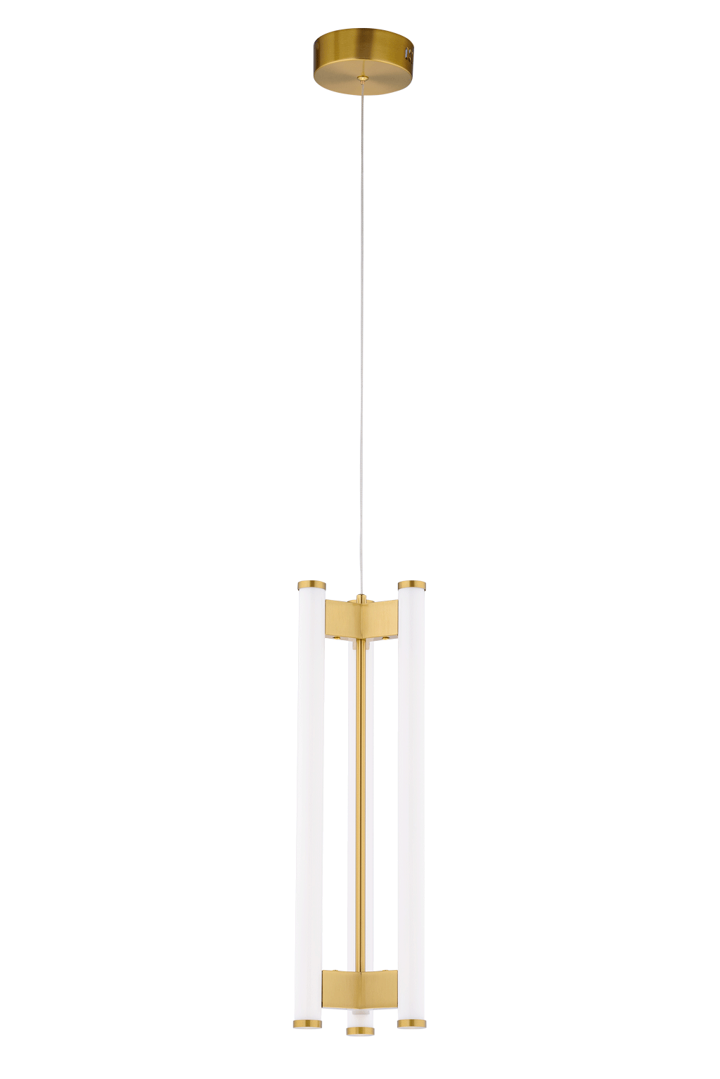 Люстра 150*500-1500, LED, 22W 4000K NewRgy LED 2312M-DW BRASS, Бронза