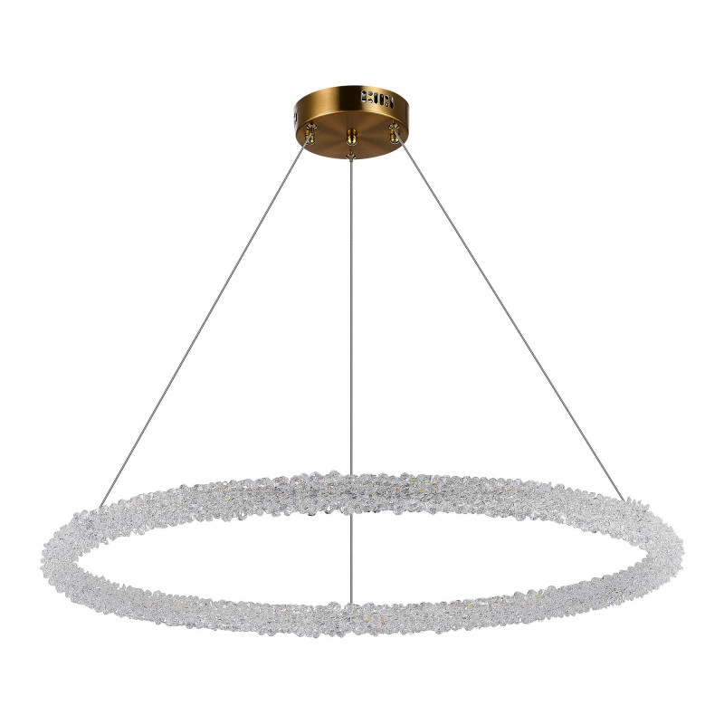 Люстра подвесная 80 см, 45W 3000 - 6500K ST LUCE AVANA SL6110.223.01 Золотистый