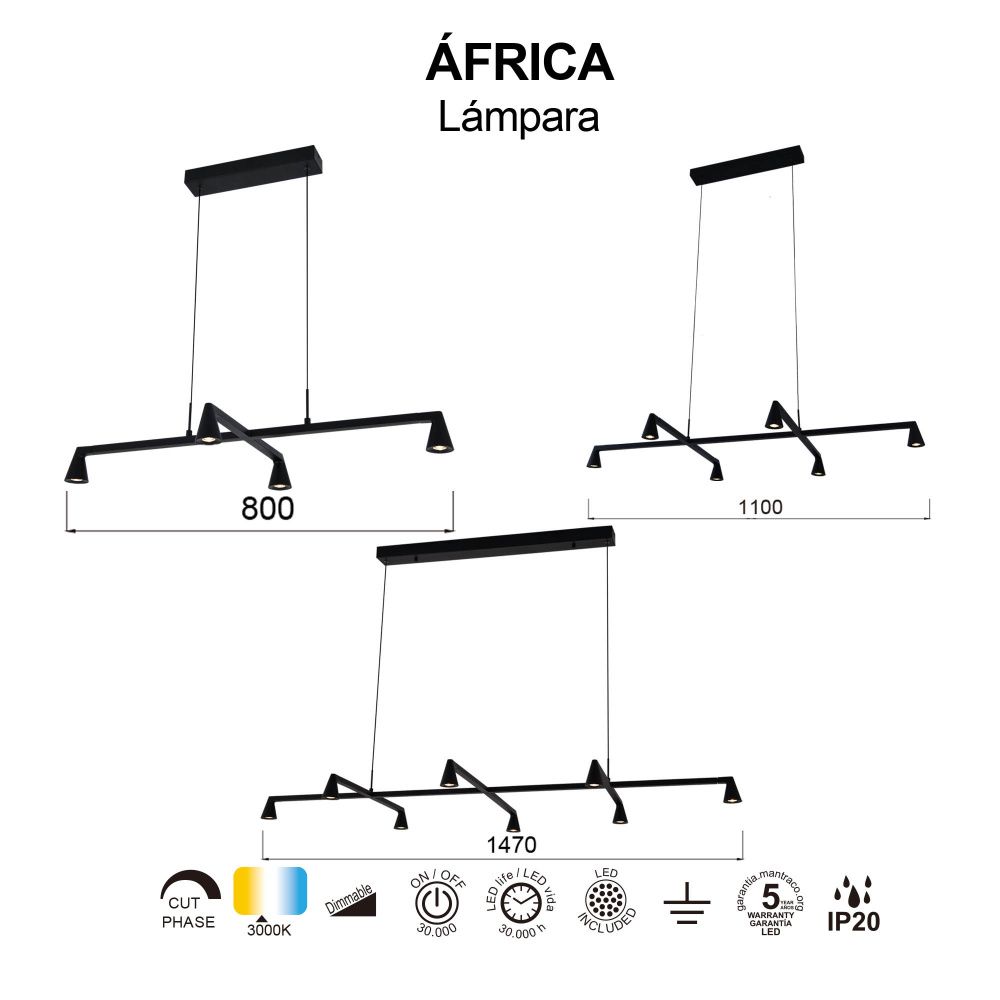 Люстра подвесная AFRICA 9408