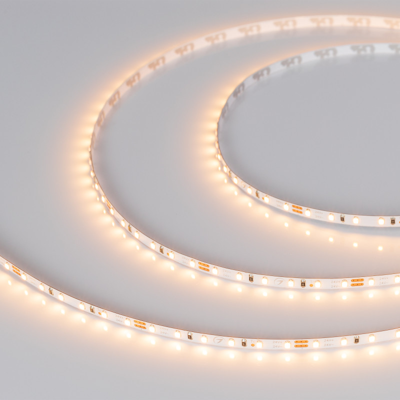 Лента MICROLED-M120-4mm 24V Warm2700 (9.6 W/m, IP20, 2216, 5m) (Arlight, 9.6 Вт/м, IP20) 024415(2). Цена указана за 5 метров. Продается кратно 5 метрам.