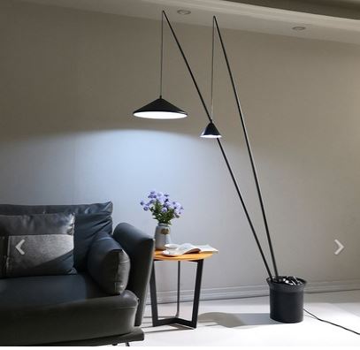 Напольный светильник MAI HE MAI черный North Vibia, E27, 10 Вт