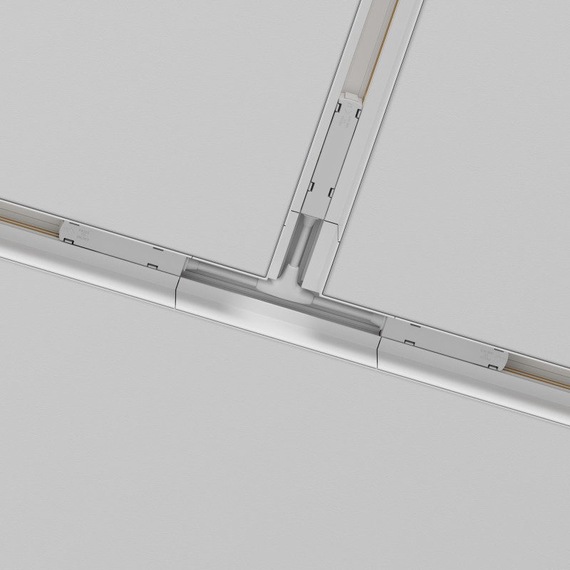 Коннектор питания Т-образный Maytoni Technical Magnetic track system Gravity TRA004CWT-22W белый