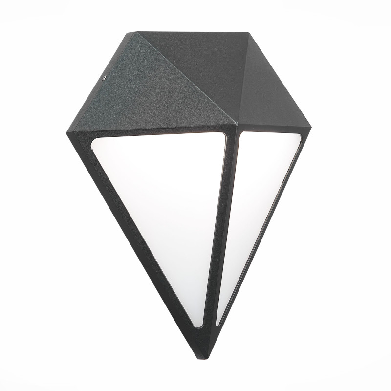 Светильник уличный настенный 20 см, 12W 4000K ST LUCE CUBISMO SL9500.441.01 Черный