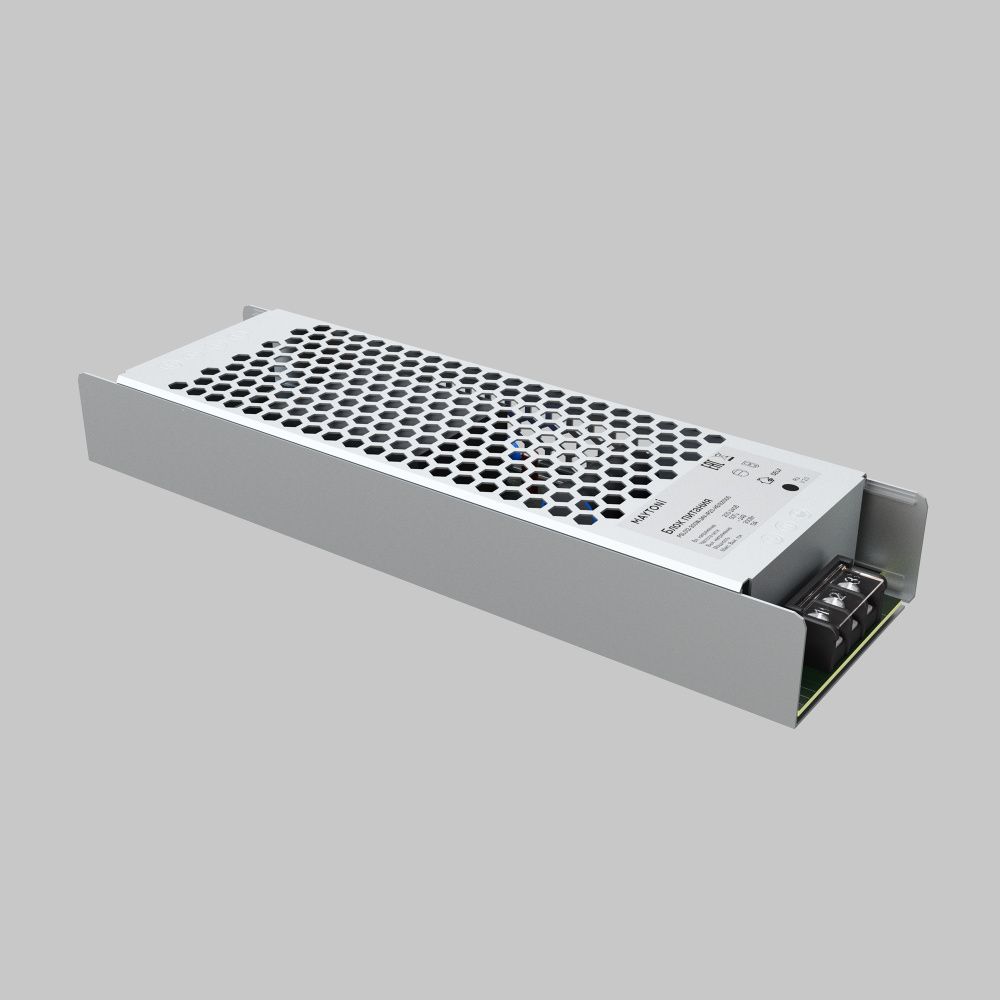 Блок питания 24V, 300W к светодиодной ленте Led Strip 821005 19,8*5,8*-2,8 см, Maytoni 821005, Серый