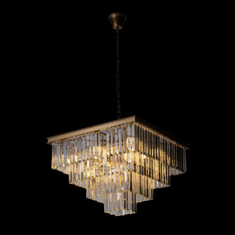 Подвесная люстра Loft IT Prism Clear 10019/600S, золото