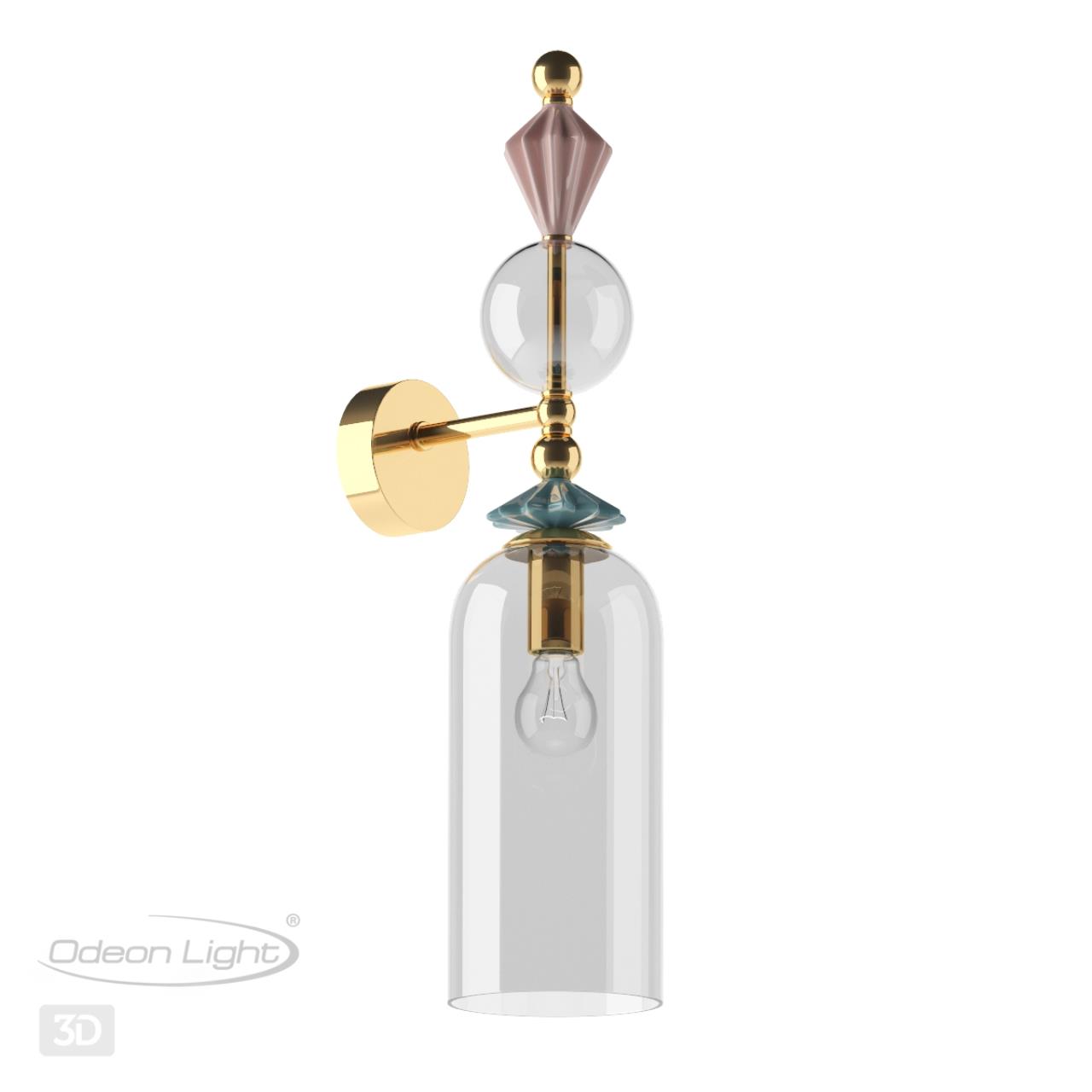 Бра Odeon Light Bizet 4855/1WA Золото