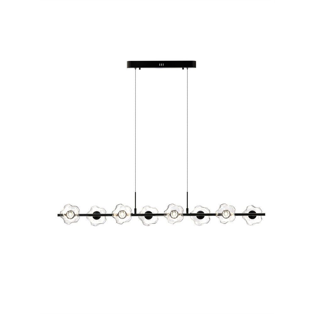 Люстра подвесная 120 см, 56W, 3500K, Aployt Klarissa APL.072.03.08, черный