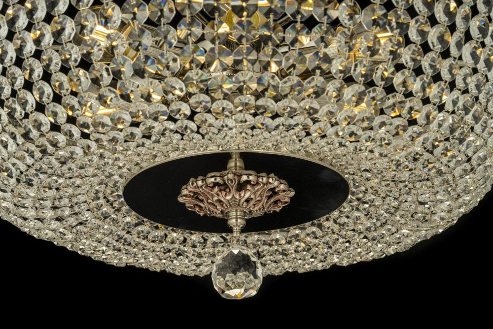 Люстра потолочная *50*29 см, 6*E27*60W, Arti Lampadari Castellana Nh Castellana E 1.3.50.501 NH, Матовый никель