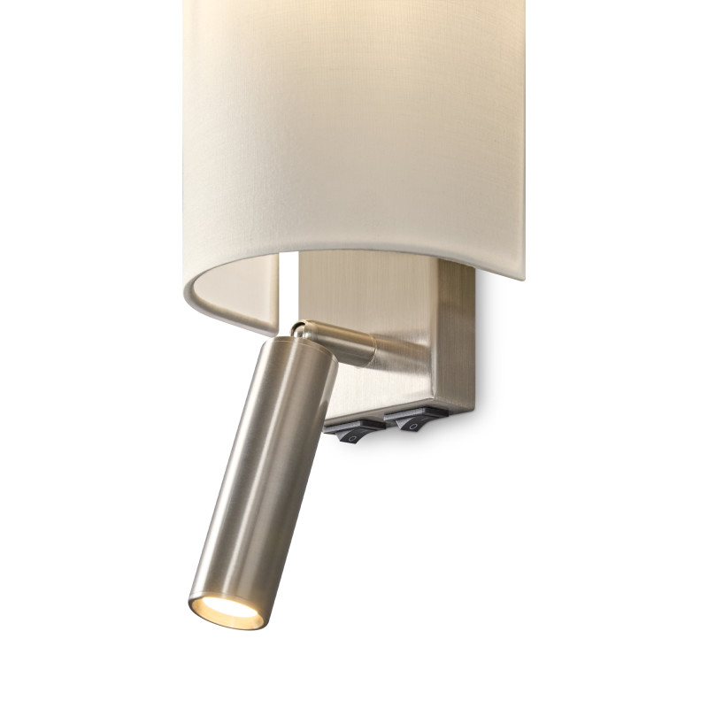 Бра 13*9*31 см, 1*E14, 3W, 3000К, Freya Bride FR5367WL-L40N никель