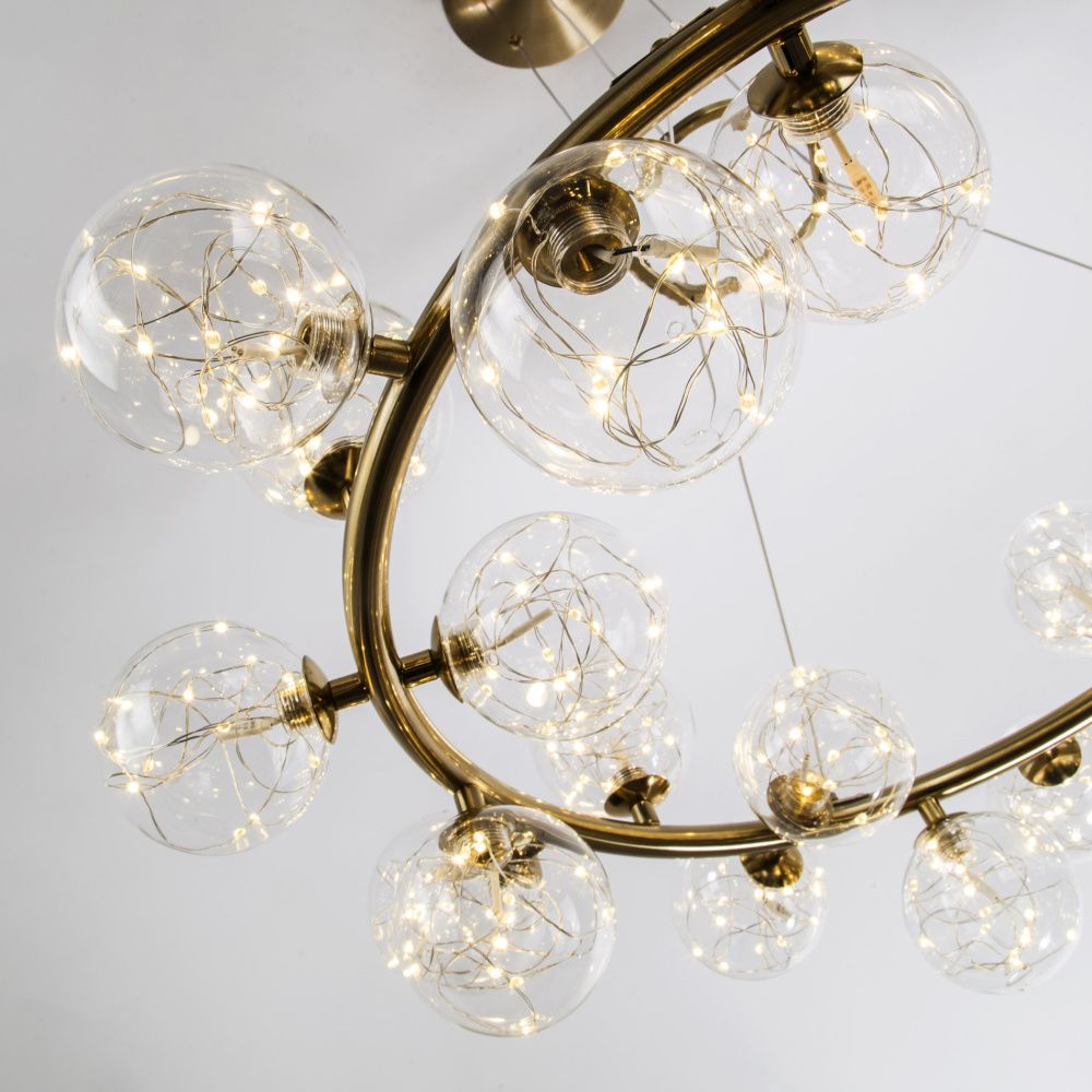 Подвесной светильник 79*79*105 см, LED 60W, 3000 / 6000K, Бронза MODELUX ML.6025.25