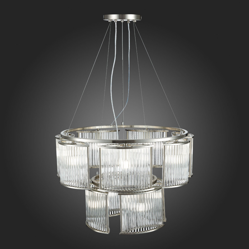 Люстра подвесная 70 см, ST LUCE VELLETRI SL1627.103.11 Хром