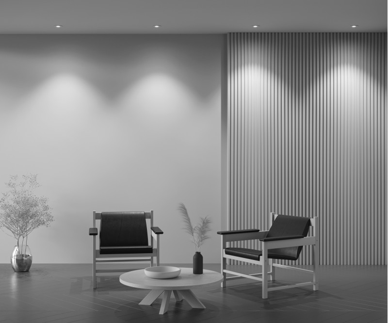 Встраиваемый светильник 9 см, 7W, 3000К, белый, теплый свет, Maytoni Zen DL038-2-L7W, светодиодный