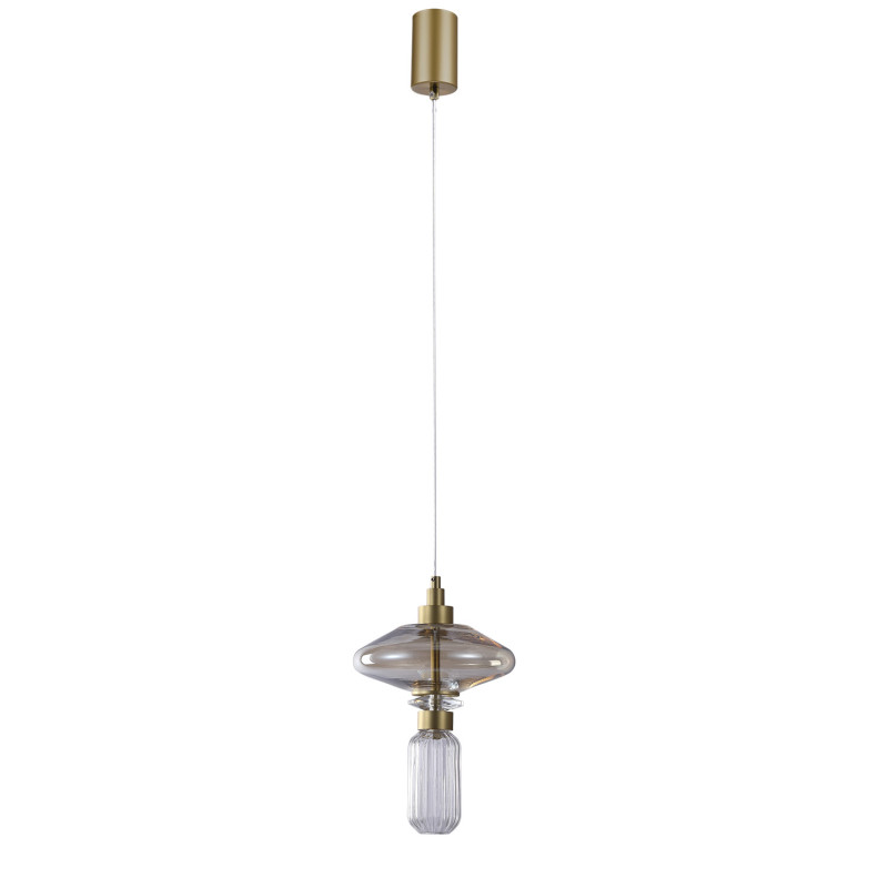 Подвесной светильник 23*180 см, LED, 12W, 4000К, Favourite VENETO 4236-1P латунный
