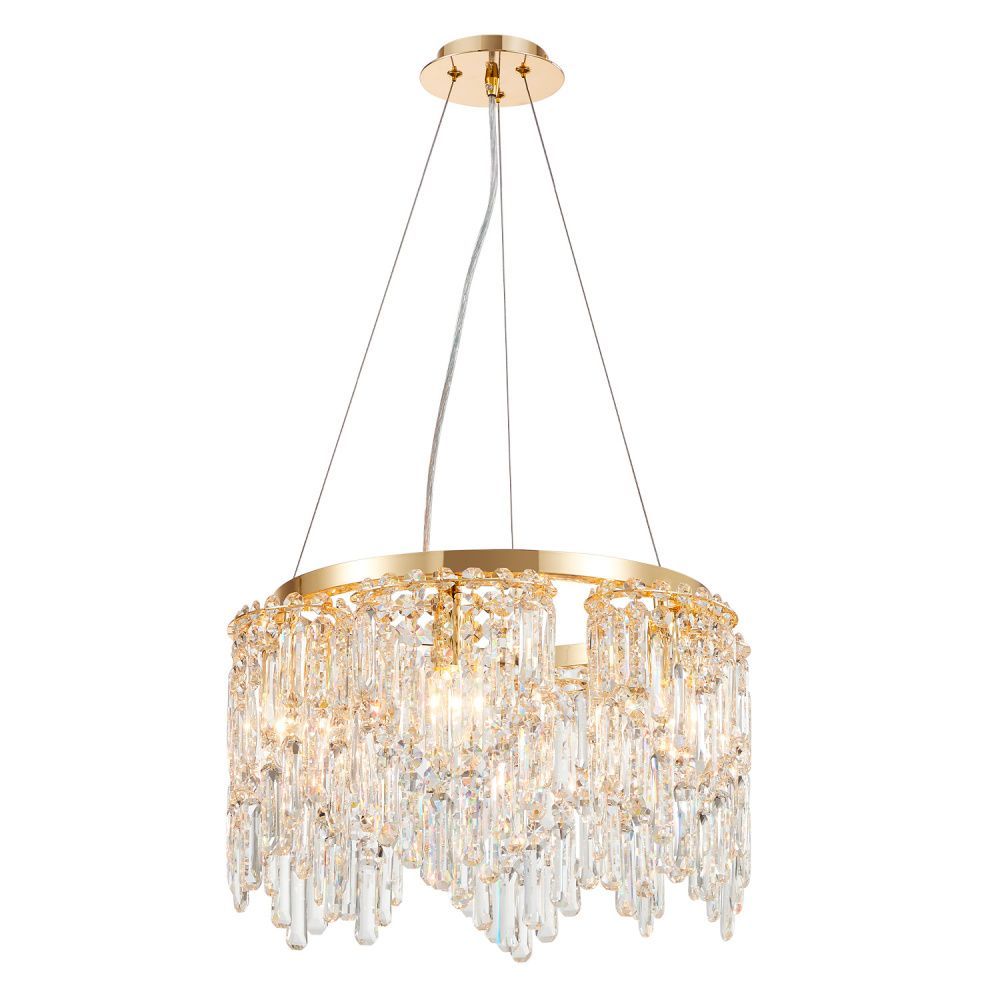 Люстра *50*80-130 см, 6*E14*40W, Favourite Diadem 4724-6P, золотой