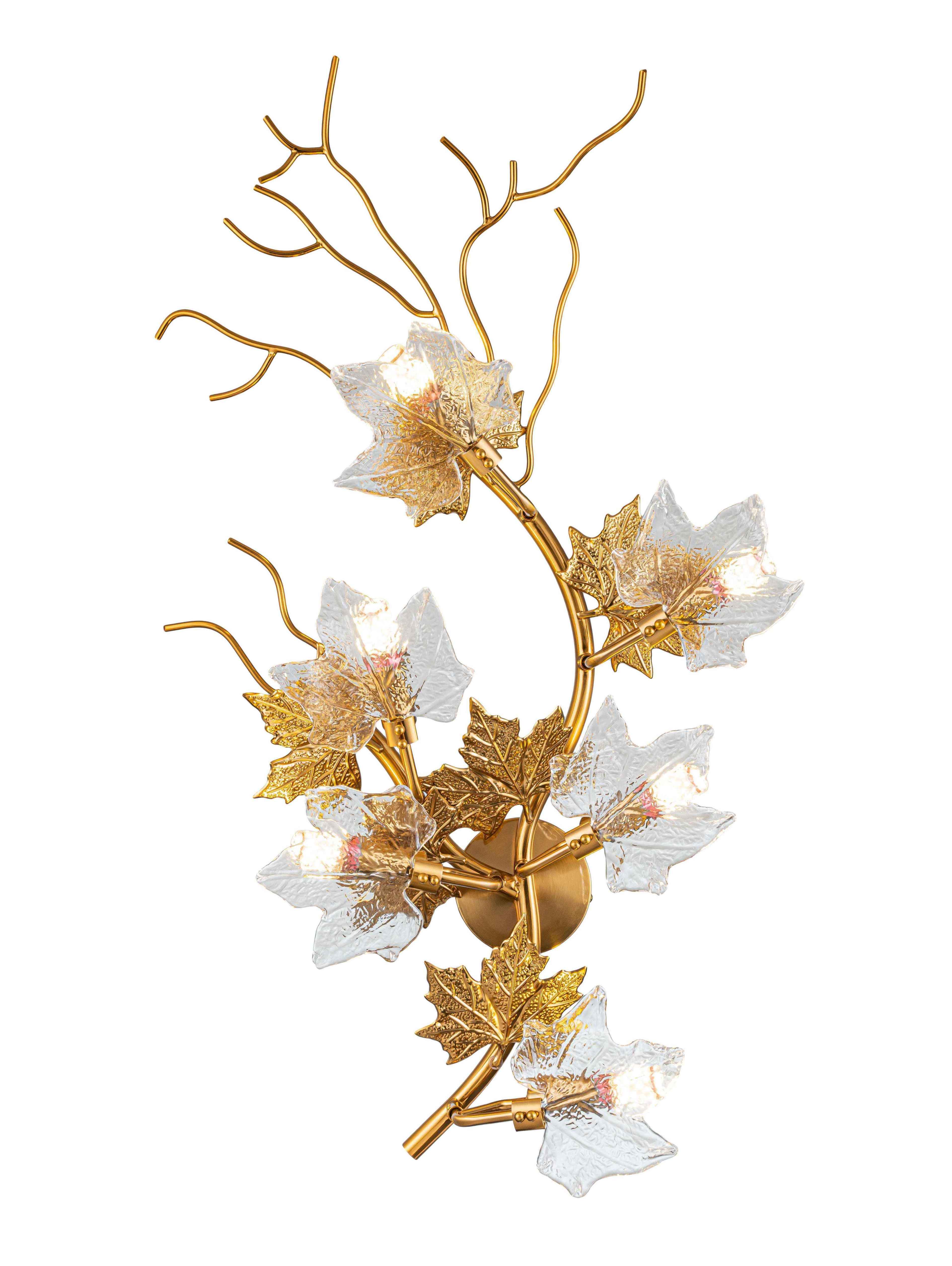 Бра 520*900, 6*E14, 40W NewRgy Floristics 6003W-6 BRONZE, Бронза