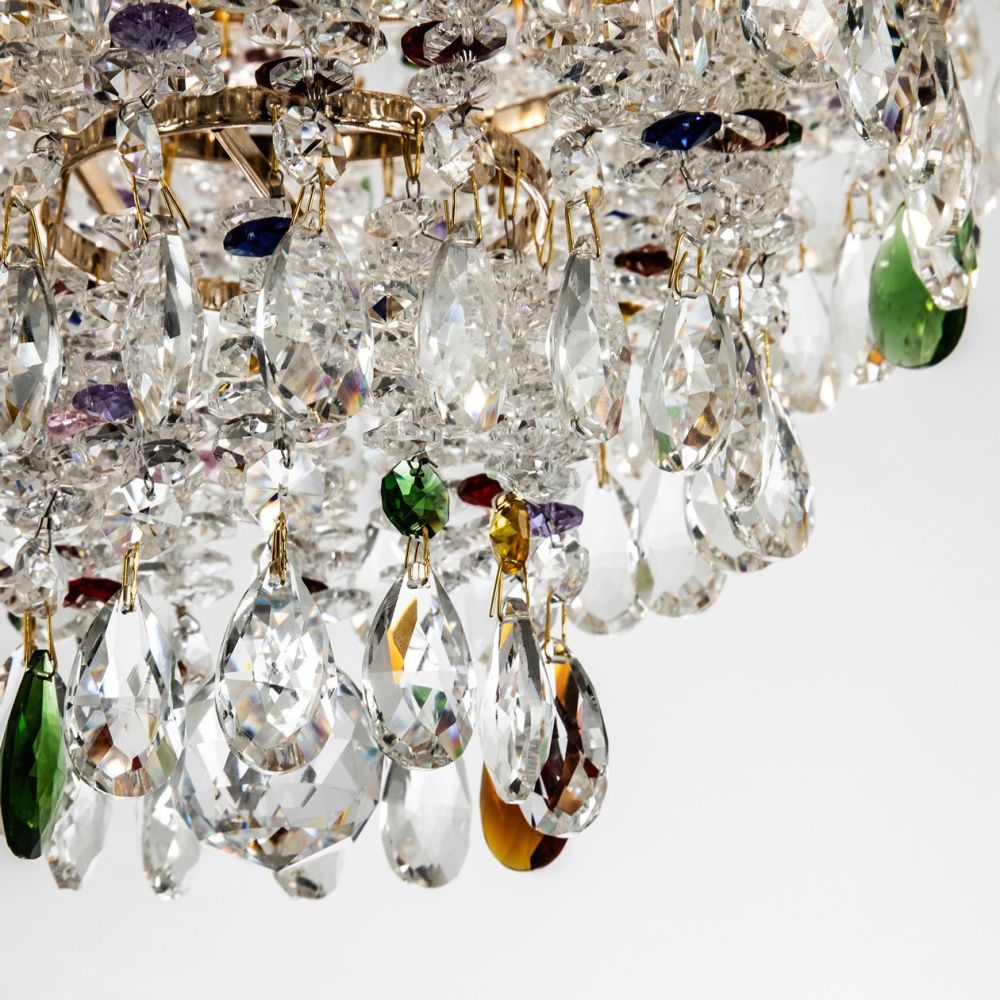 Подвесная люстра 52*52*100 см, Е14 9x40W, , Золото MODELUX ML.850.9 GD