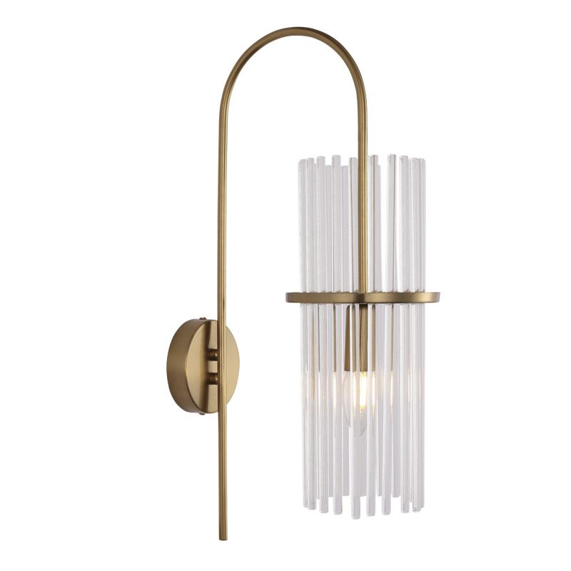 Бра 27,5*15*54 см, 1*E14*40W, ST-Luce Tasse SL6145.301.01, латунный