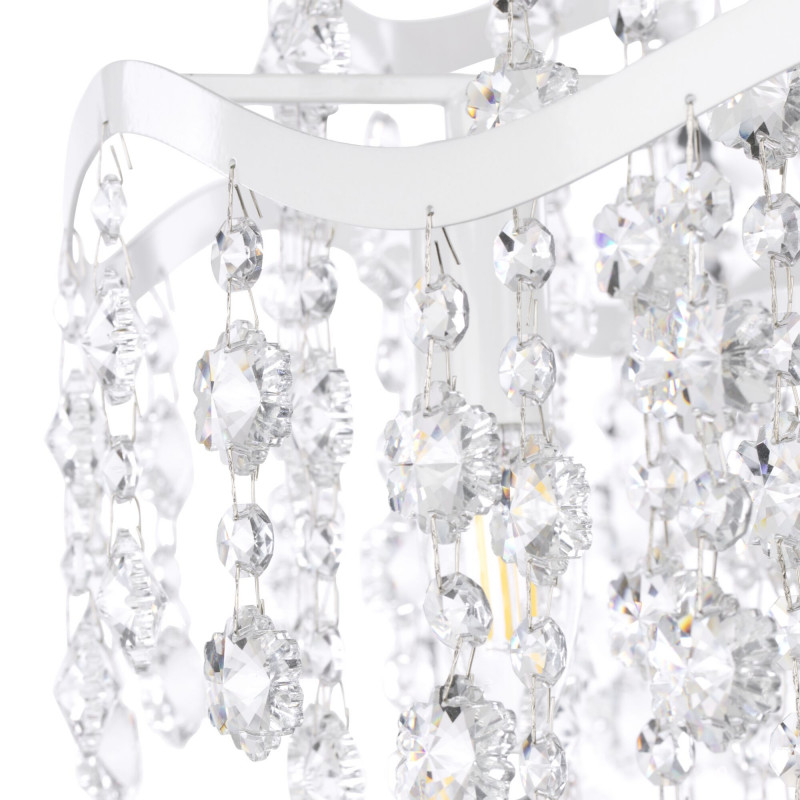 Подвесная люстра Freya Charlotte FR1001PL-04W, диаметр 41 см, белый