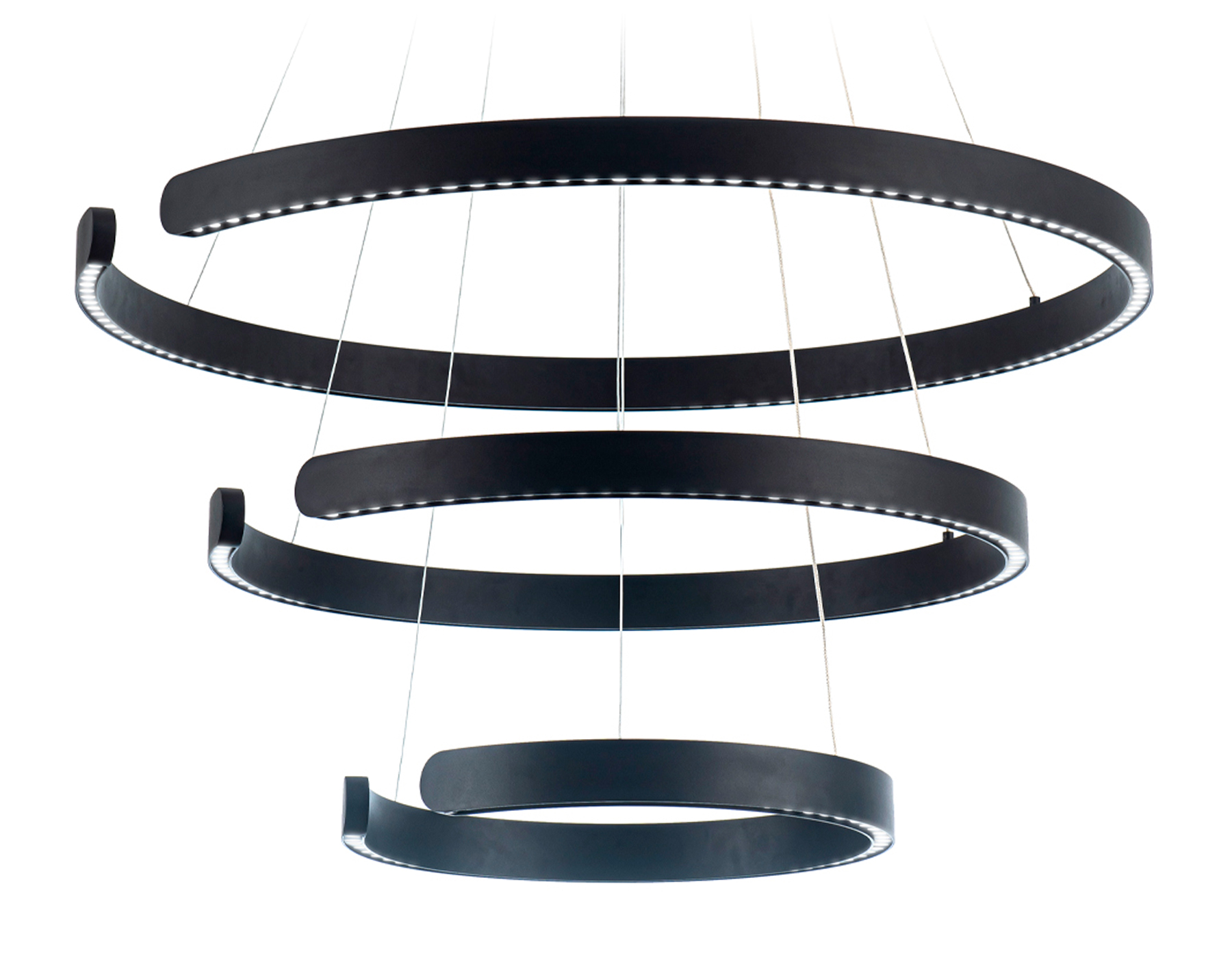 Светильник подвесной 80*120 см, LED 90W, 3000К, черный Ambrella Comfort LineTech FL5888