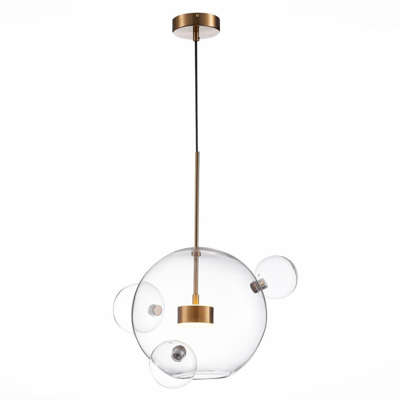 Светильник подвесной 52 см, 14W 3000K ST LUCE BOPONE SL1133.203.01 Латунь