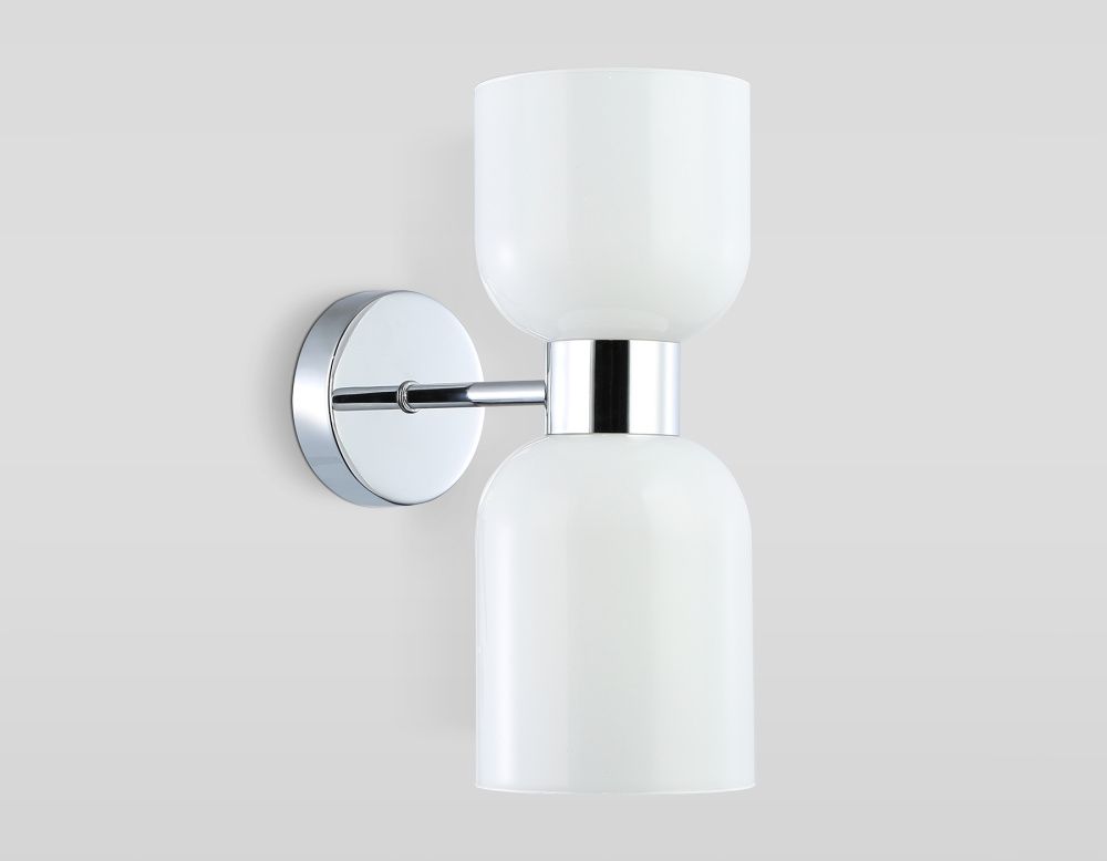 Бра 21,5*12*30- см, 2*E14*40W, K, Ambrella Light High Light LH56087, хром