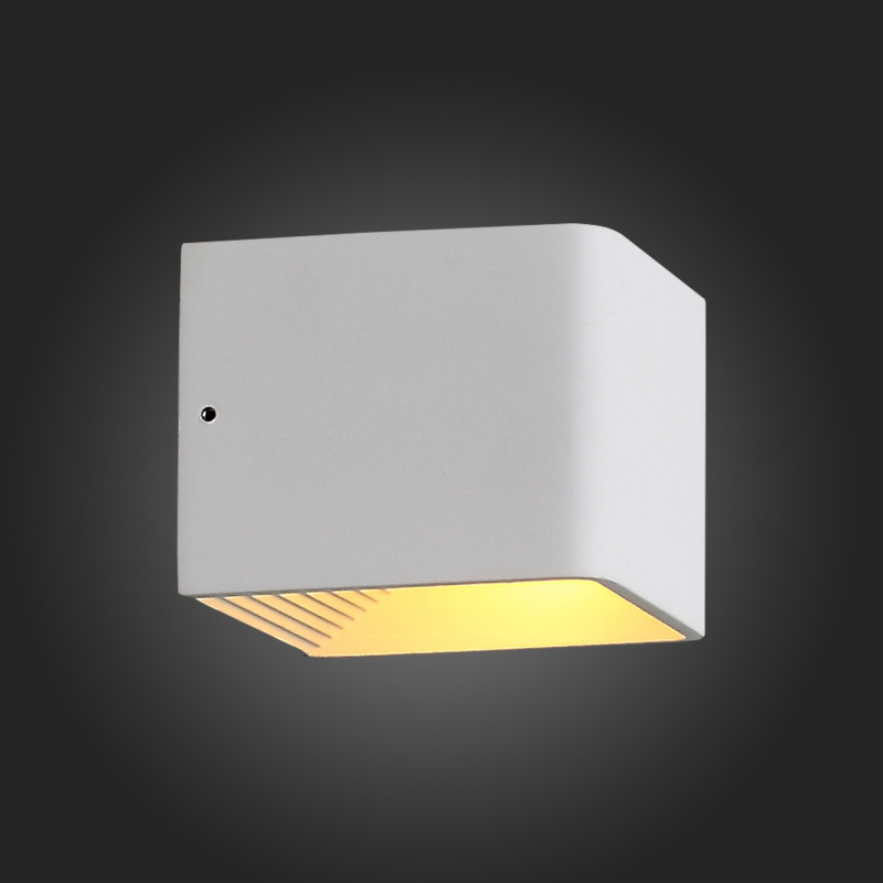 Светильник настенный 10 см, 6W, 3000K ST LUCE GRAPPA 2 SL455.051.01 Белый