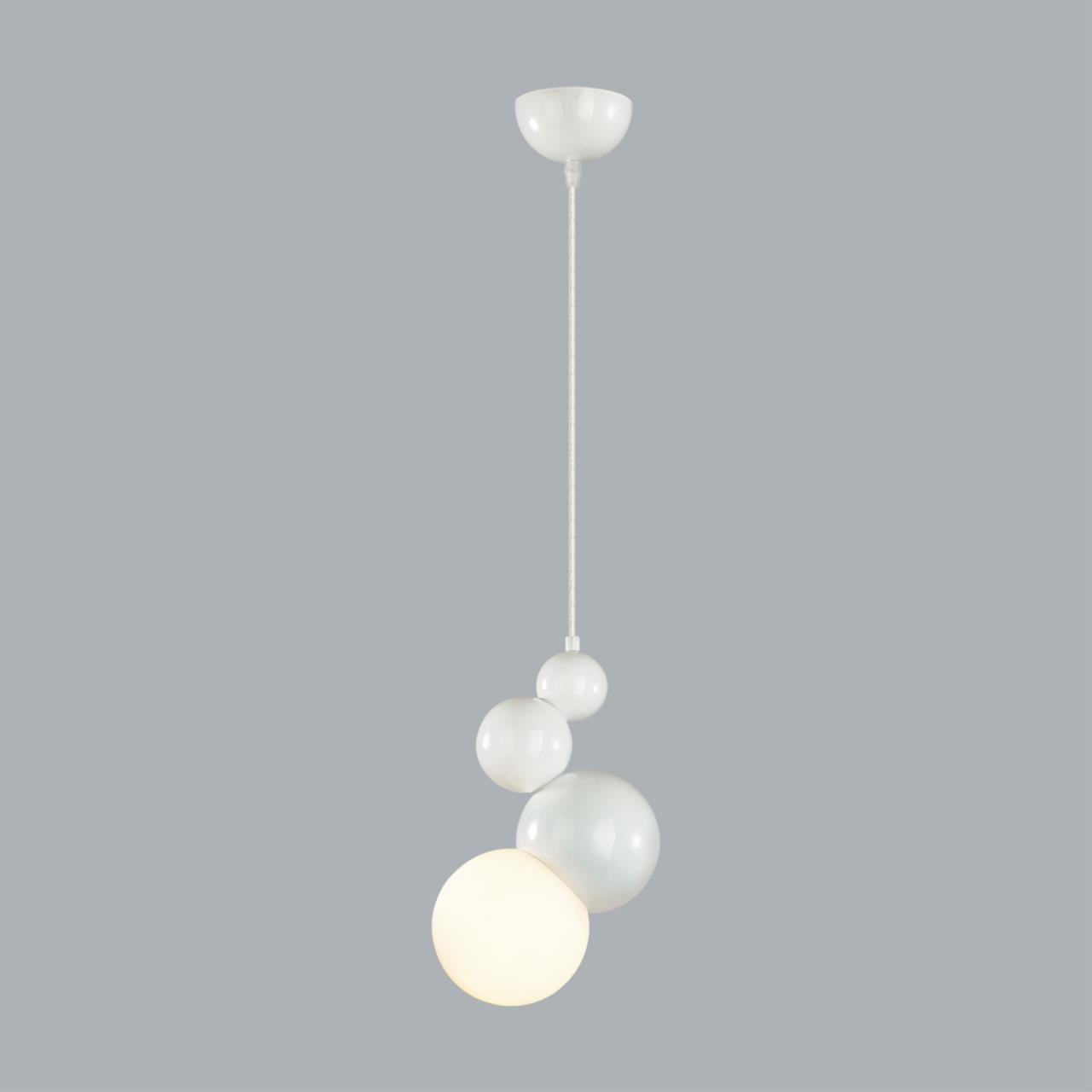 Подвес 13*19*120 см, 1*E27 Lumion Blasen 6565/1A белый