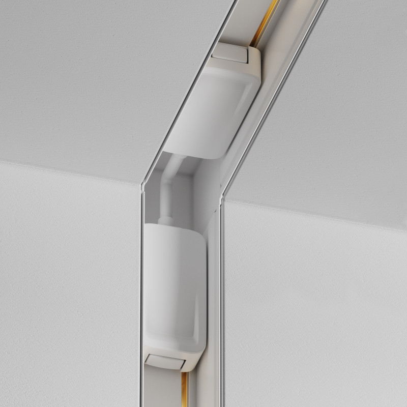 Комплектующие для встраиваемой трековой системы Maytoni Technical Magnetic track system Radity TRA084CT-12W белый