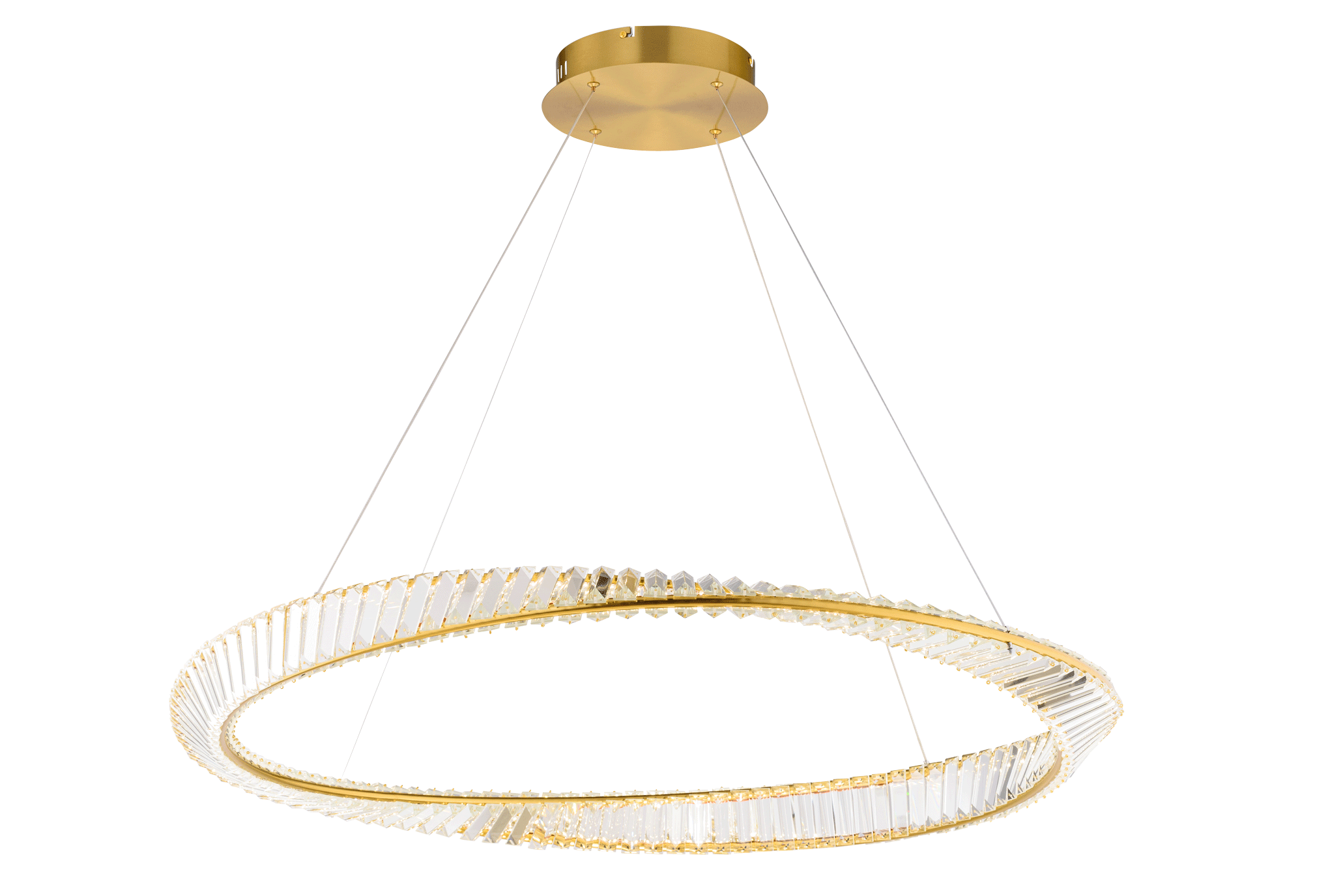 Люстра 1000*80, LED, 60W 4000K NewRgy LED D2057-DW-1000 BRASS, Бронза