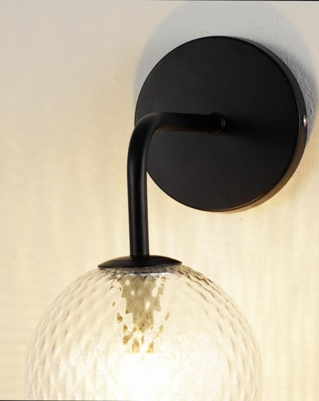 Бра 15*27 см, G9 3 W, Moderli Covey V2055-W Черный