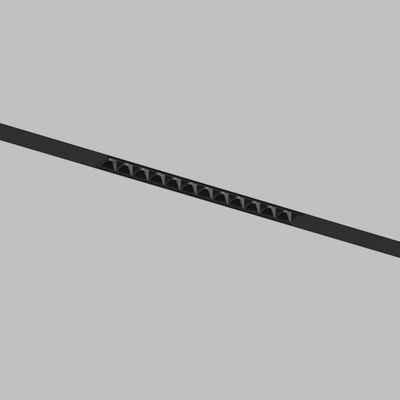 Светильник на шине 21,8*2,2*4,5 см, *LED*12W, 2700-6500K, Denkirs SMART 48V GRILL | СМАРТ 48V ГРИЛЬ DK8501-BK, черный