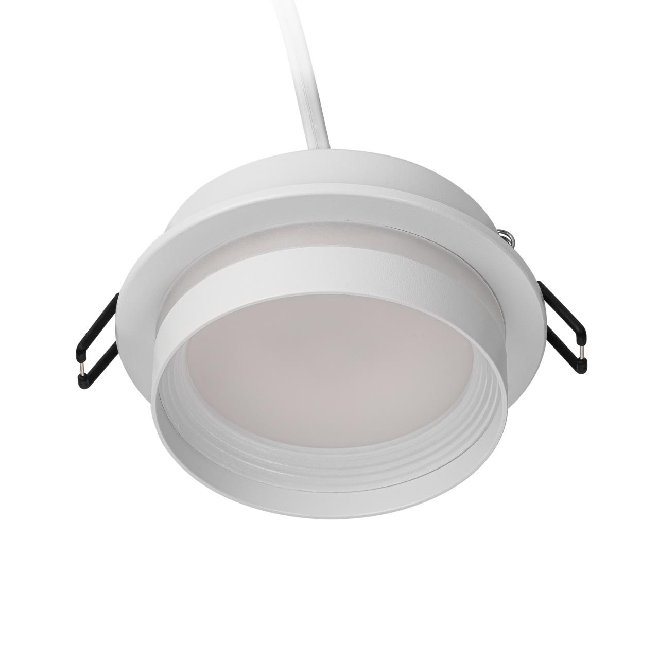 Светильник встраиваемый 10*2,5 см, GX53 Citilux Hardy CL002D10 белый